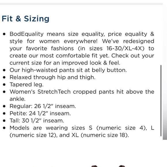 Old Navy High-Waisted StretchTech Cropped Tapered Pants, Medium, Navy - Picture 6 of 9